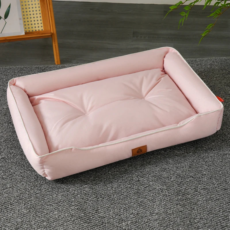 Durable Waterproof Dog Bed – All-Season 600D Oxford Fabric with Thick PP Cotton Filling