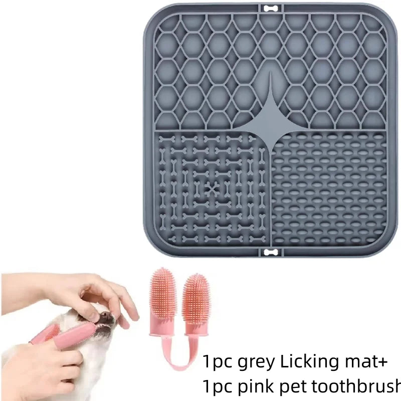 Pet Lick Silicone Mat for Dogs Pet Slow Food Plate