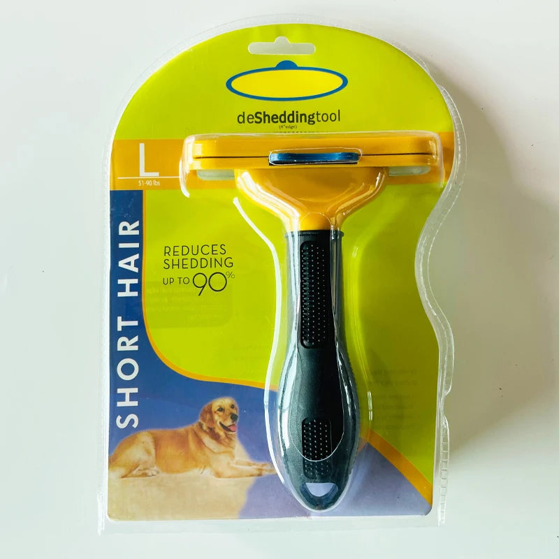 Pet Hair Shedding Comb for Dogs & Cats