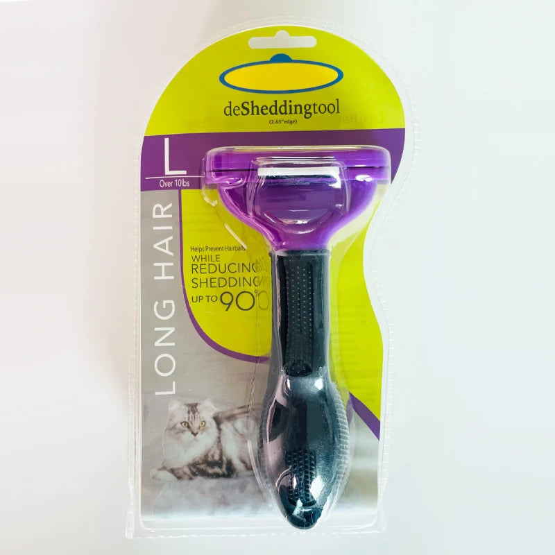 Pet Hair Shedding Comb for Dogs & Cats