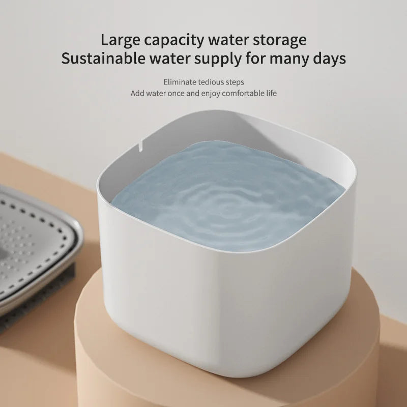 Automatic Pet Water Fountain – Silent Circulating Design with Hydration
