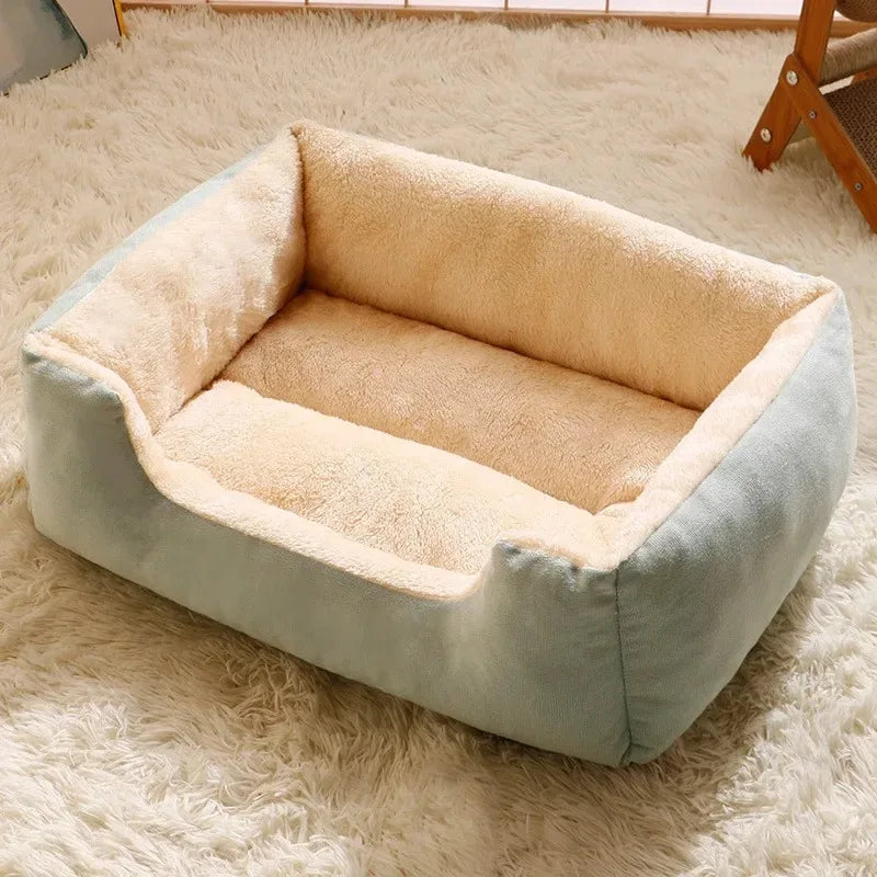 Cat & Dog Bed – Soft Pet Cushion Basket for Kittens and Small Pets