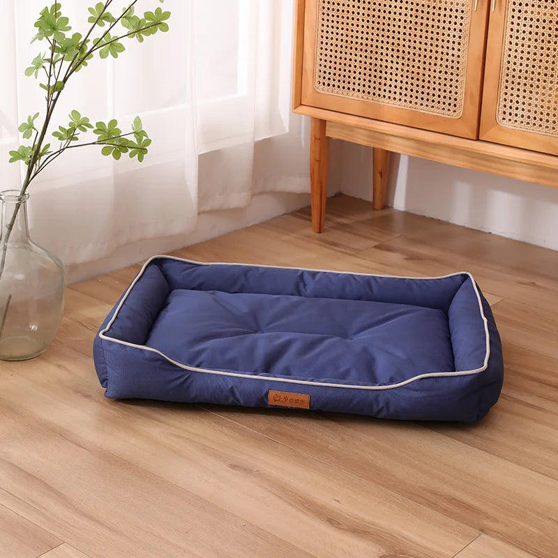 Durable Waterproof Dog Bed – All-Season 600D Oxford Fabric with Thick PP Cotton Filling