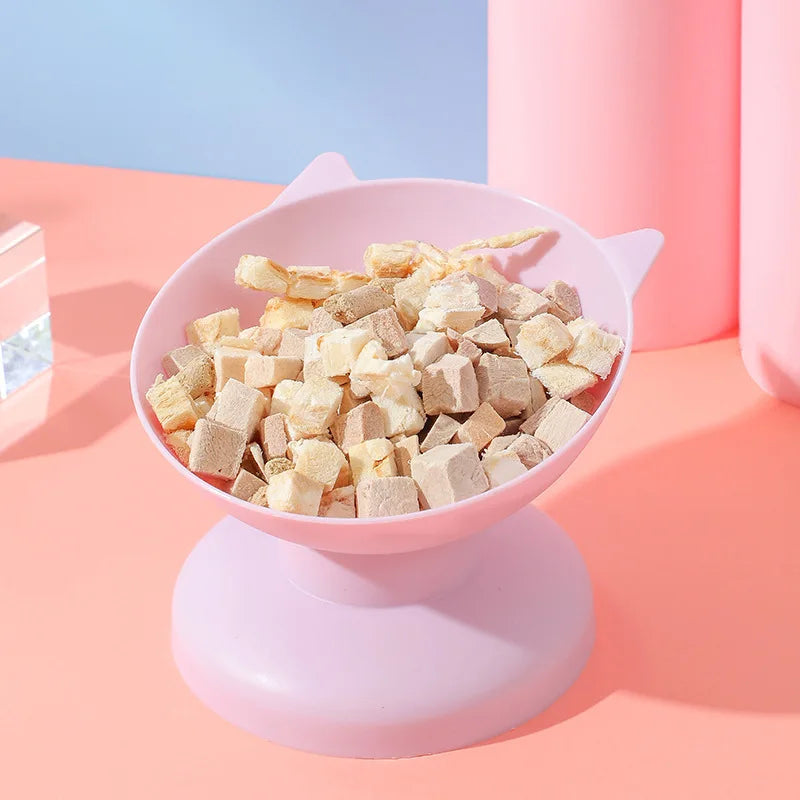 Elevated Tilted Pet Food Bowl Dogs & Cats