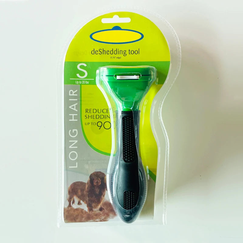 Pet Hair Shedding Comb for Dogs & Cats