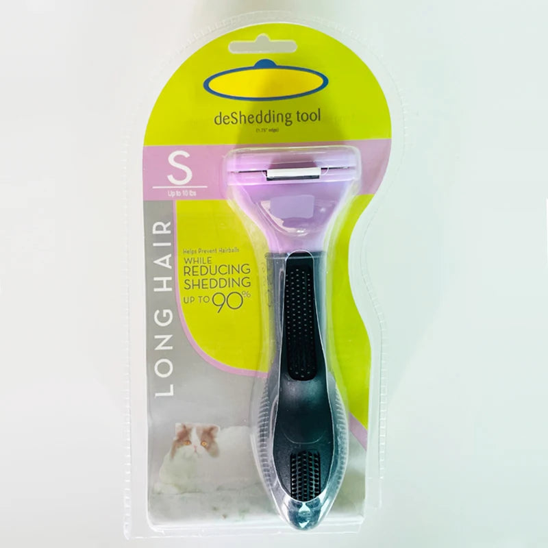 Pet Hair Shedding Comb for Dogs & Cats