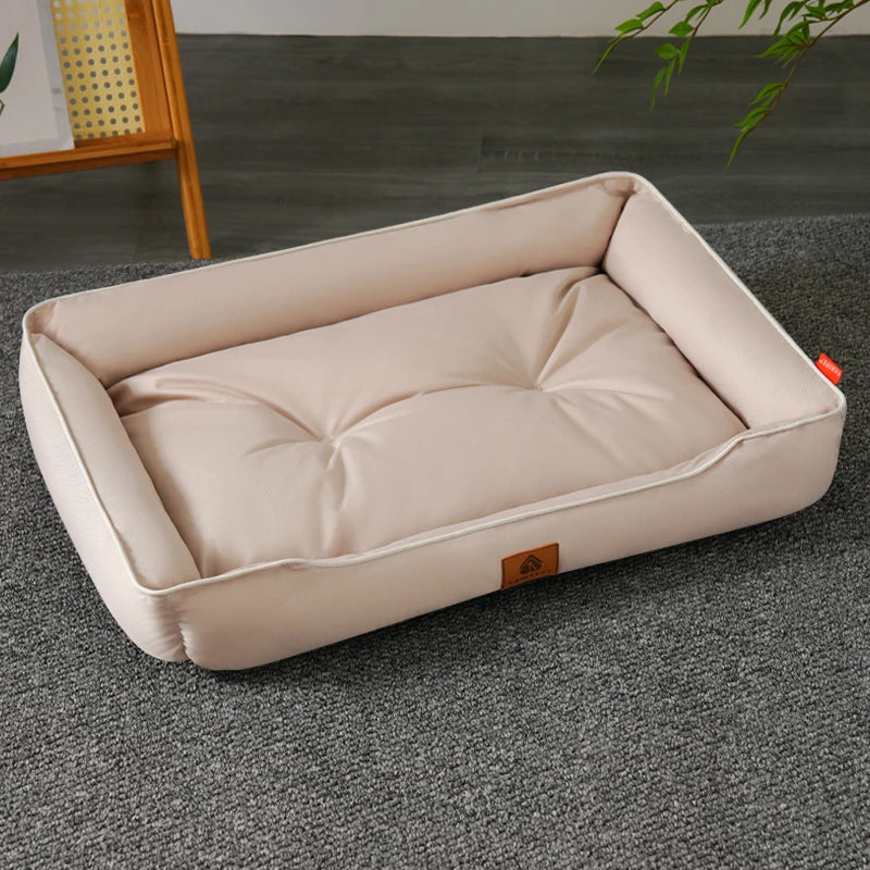 Durable Waterproof Dog Bed – All-Season 600D Oxford Fabric with Thick PP Cotton Filling