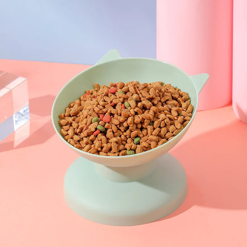 Elevated Tilted Pet Food Bowl Dogs & Cats
