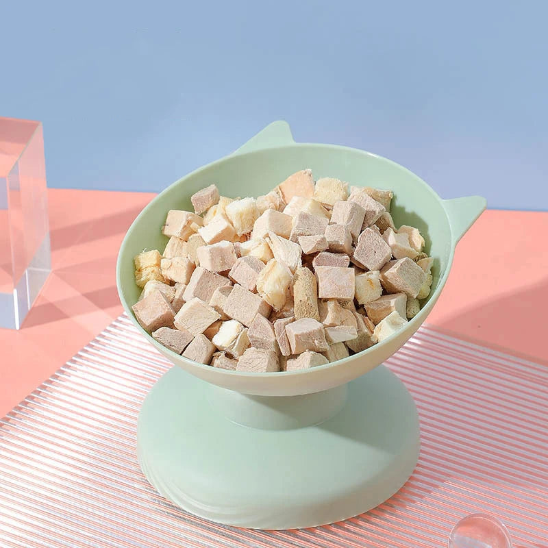 Elevated Tilted Pet Food Bowl Dogs & Cats