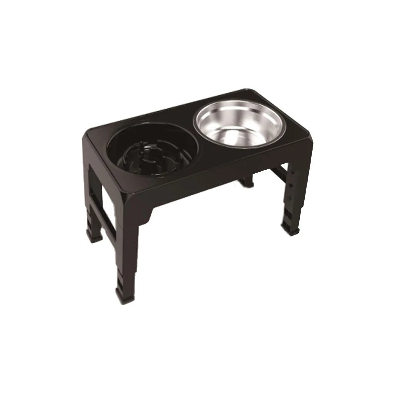 Adjustable Elevated Dog Feeder – Dual Stainless Steel Bowls, Ergonomic Design for Large Breeds
