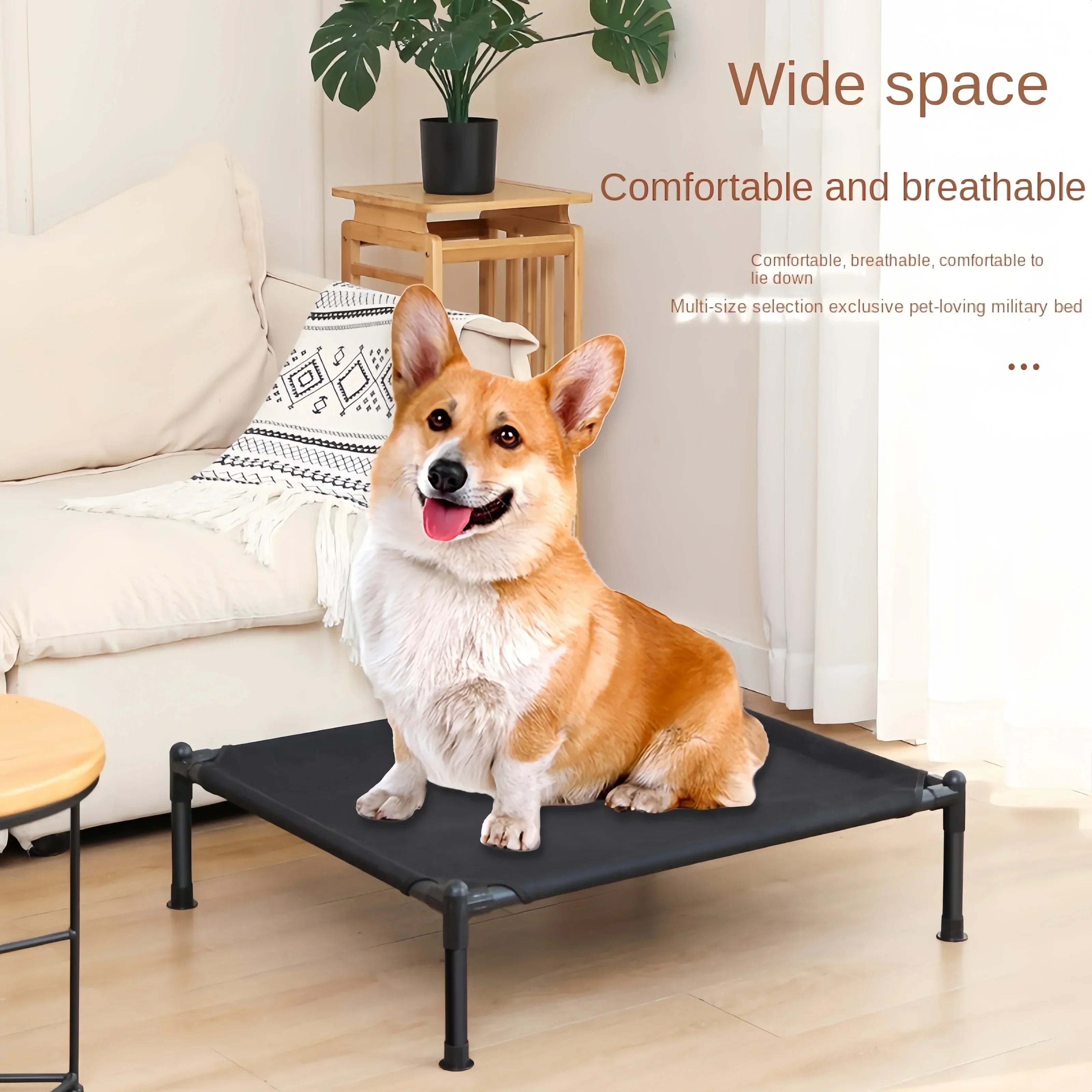 Elevated Pet Bed for Dog & Cat Folding Pet Camping Bed