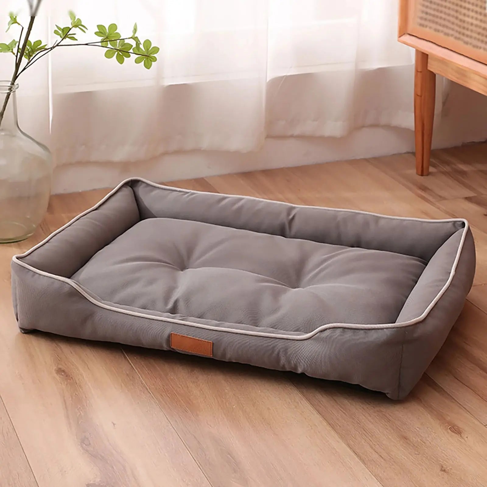 Durable Waterproof Dog Bed – All-Season 600D Oxford Fabric with Thick PP Cotton Filling