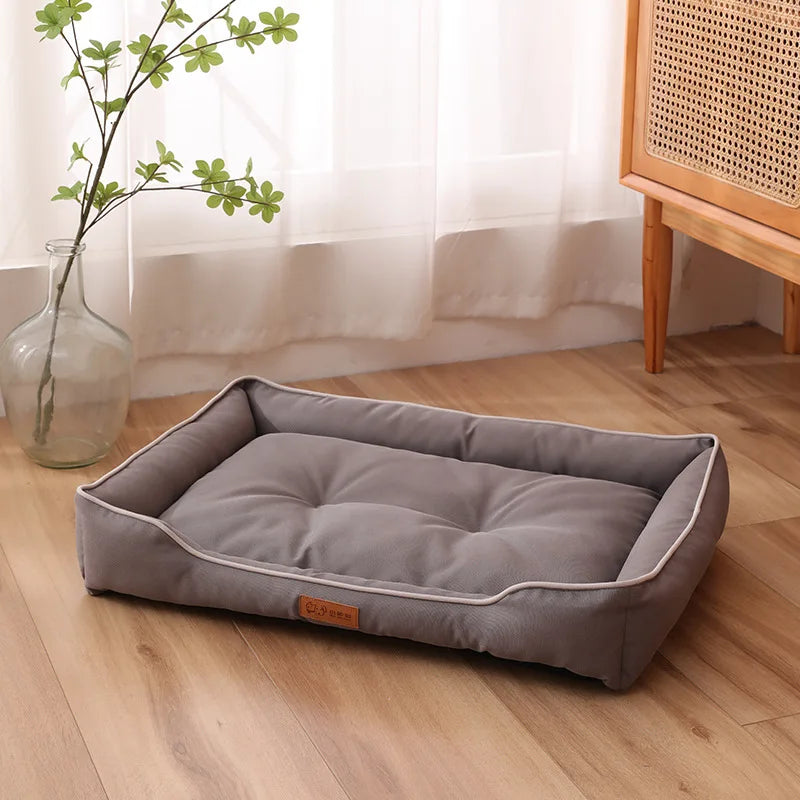 Durable Waterproof Dog Bed – All-Season 600D Oxford Fabric with Thick PP Cotton Filling