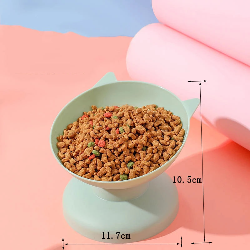 Elevated Tilted Pet Food Bowl Dogs & Cats