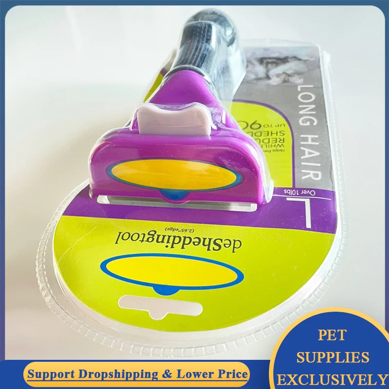 Pet Hair Shedding Comb for Dogs & Cats