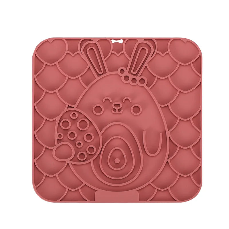Pet Lick Silicone Mat for Dogs Pet Slow Food Plate