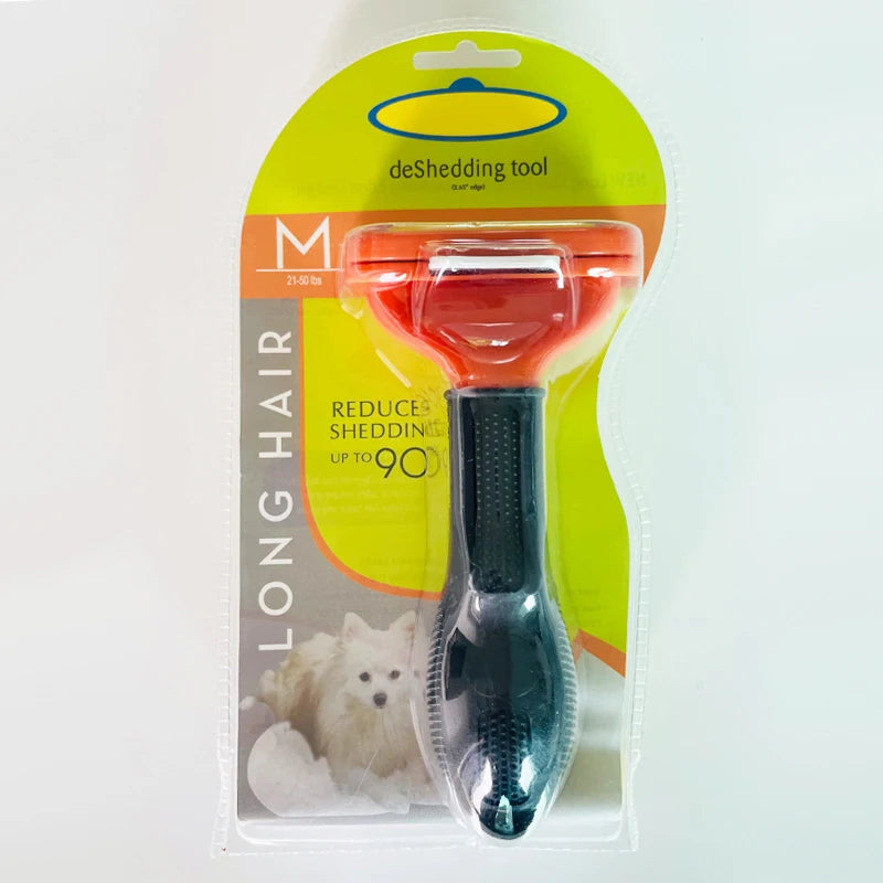 Pet Hair Shedding Comb for Dogs & Cats