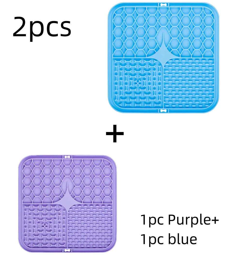Pet Lick Silicone Mat for Dogs Pet Slow Food Plate