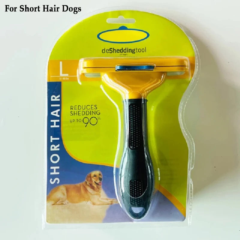 Pet Hair Shedding Comb for Dogs & Cats