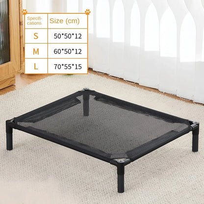 Elevated Folding Pet Camping Bed