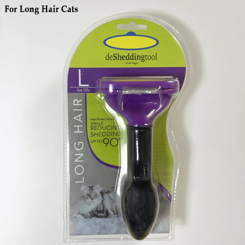 Pet Hair Shedding Comb for Dogs & Cats