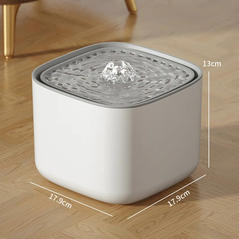 Automatic Pet Water Fountain – Silent Circulating Design with Hydration