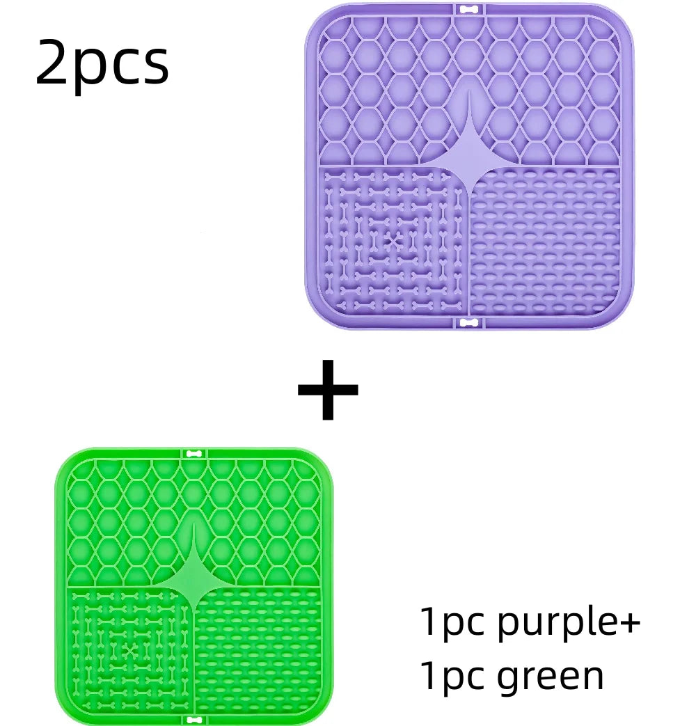 Pet Lick Silicone Mat for Dogs Pet Slow Food Plate