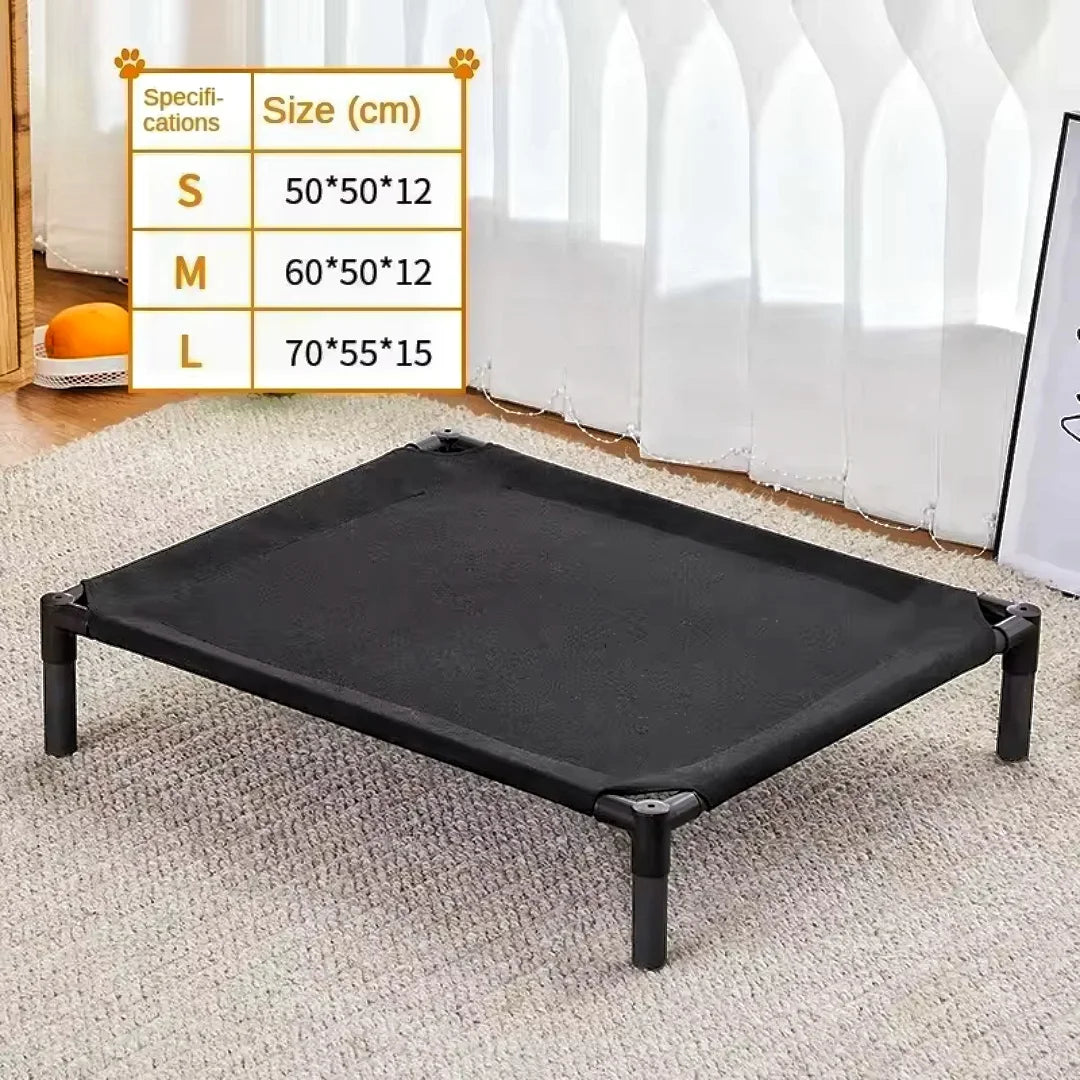 Elevated Folding Pet Camping Bed