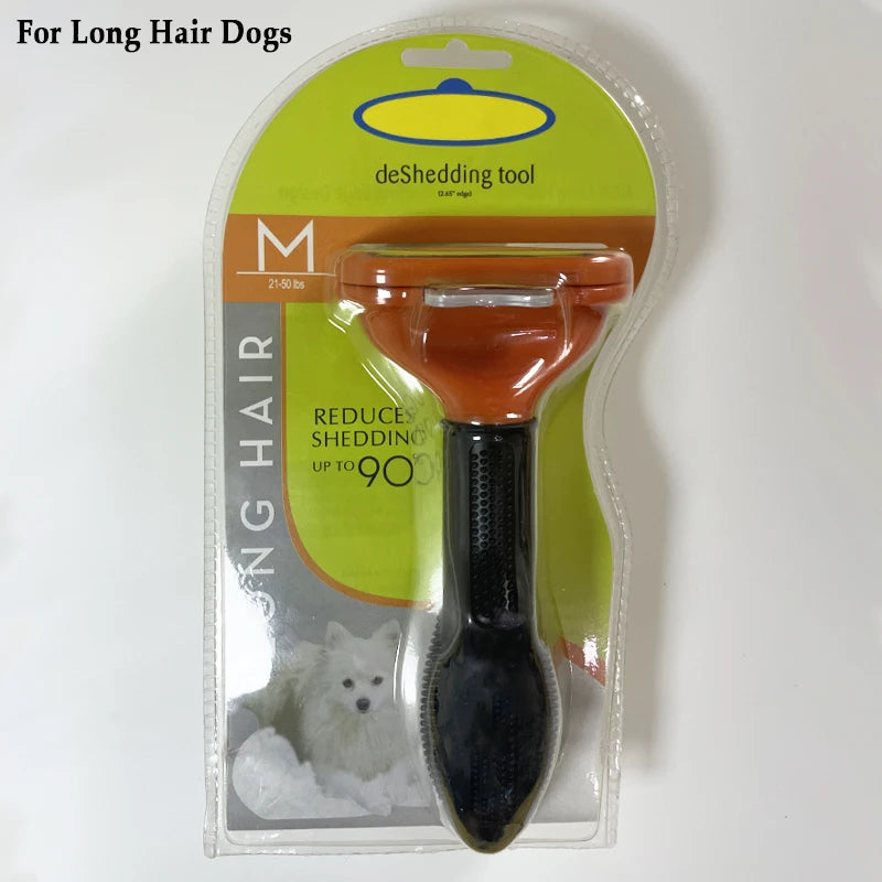 Pet Hair Shedding Comb for Dogs & Cats