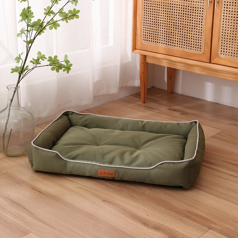 Durable Waterproof Dog Bed – All-Season 600D Oxford Fabric with Thick PP Cotton Filling