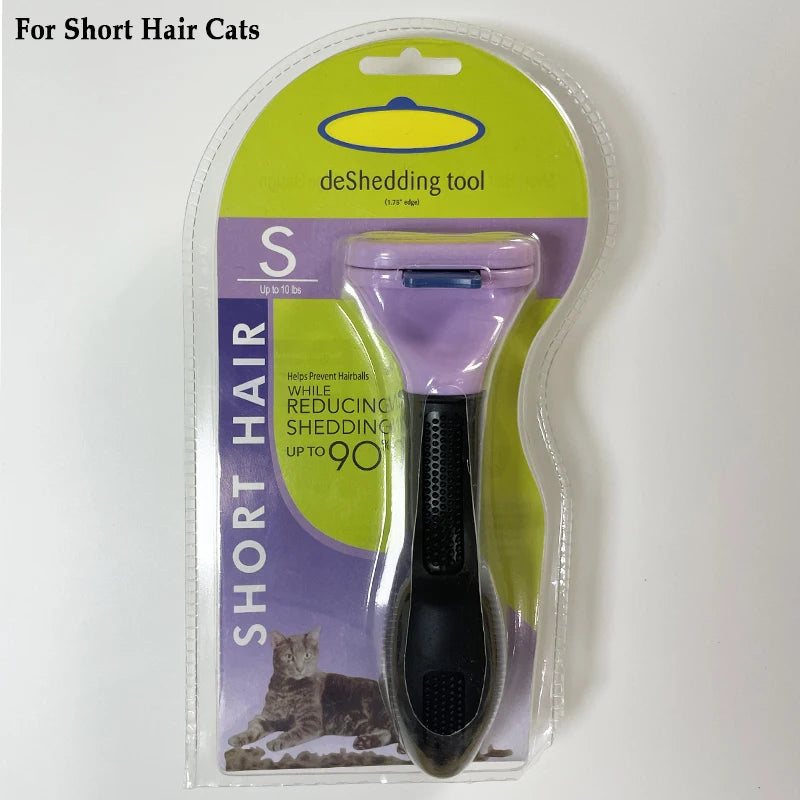 Pet Hair Shedding Comb for Dogs & Cats