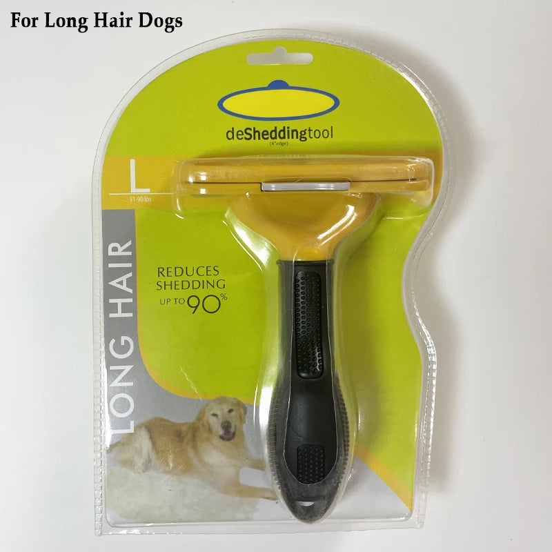 Pet Hair Shedding Comb for Dogs & Cats