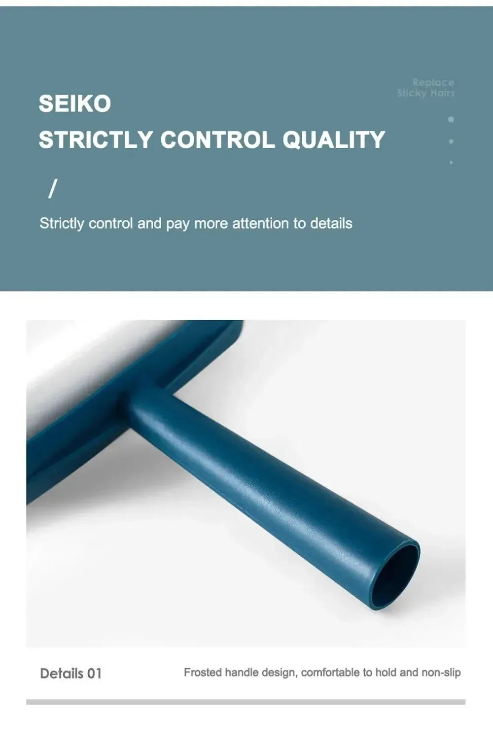 Easy-Tear Adhesive Roller Brush