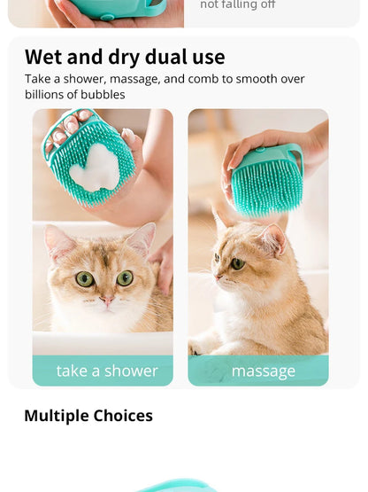 Soft Silicone Pet Bathing Brush