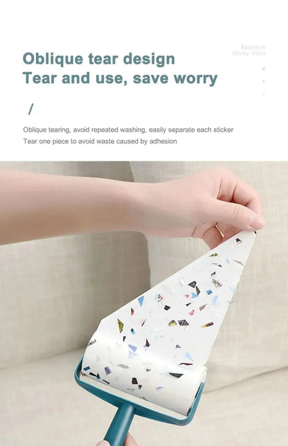 Easy-Tear Adhesive Roller Brush