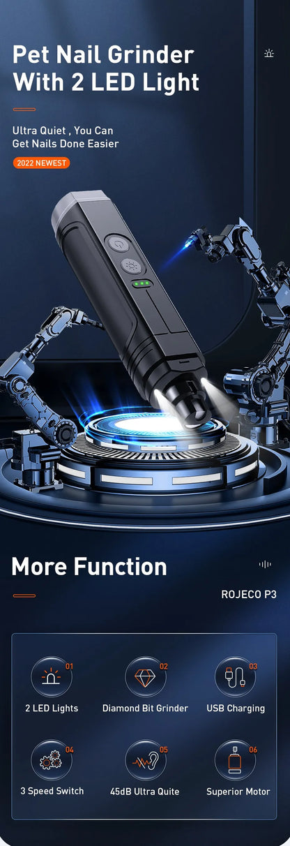 Electric Pet Nail Grinder