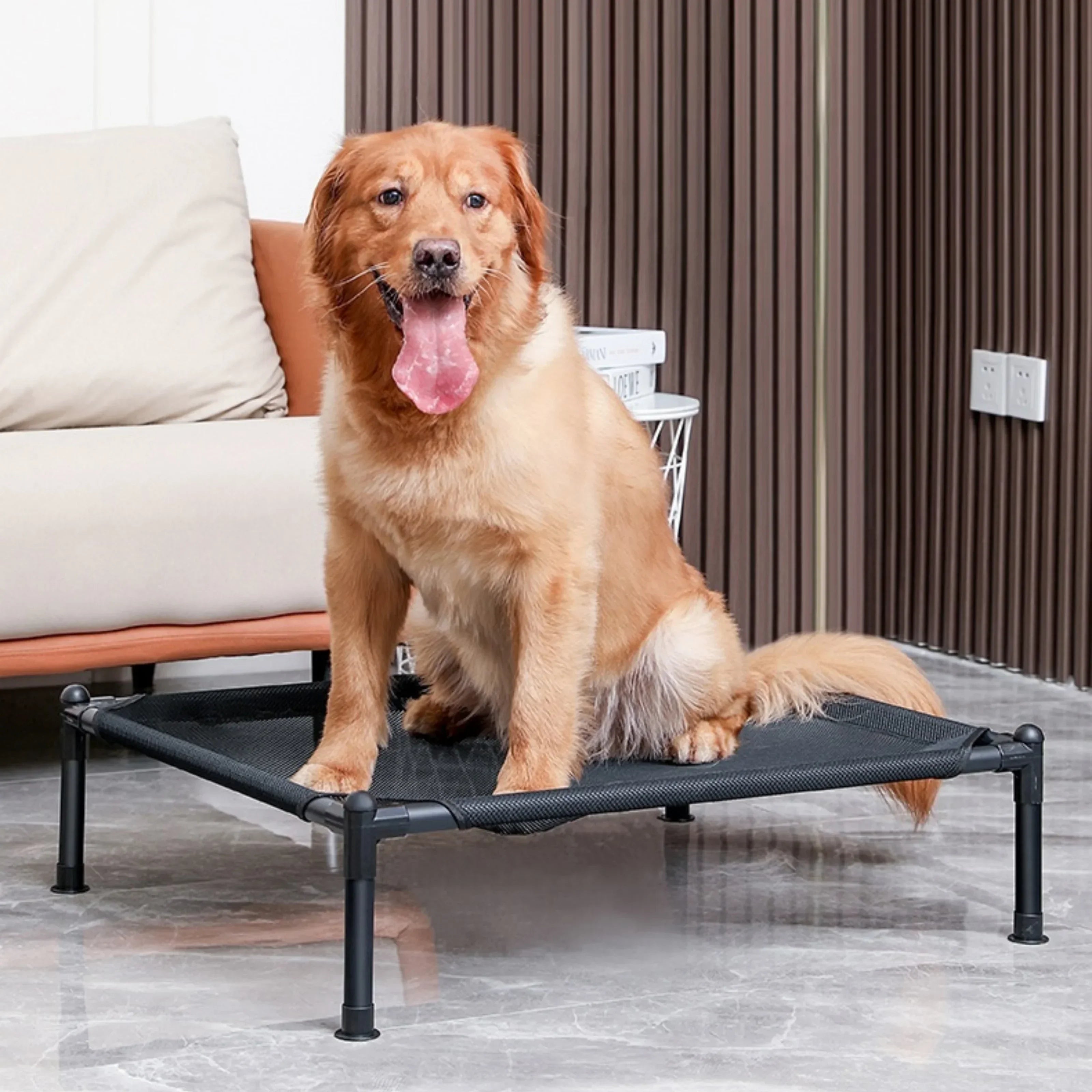 Elevated Pet Bed for Dog  & Cat  Folding Pet Camping Bed