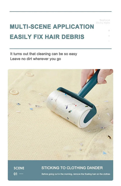 Easy-Tear Adhesive Roller Brush