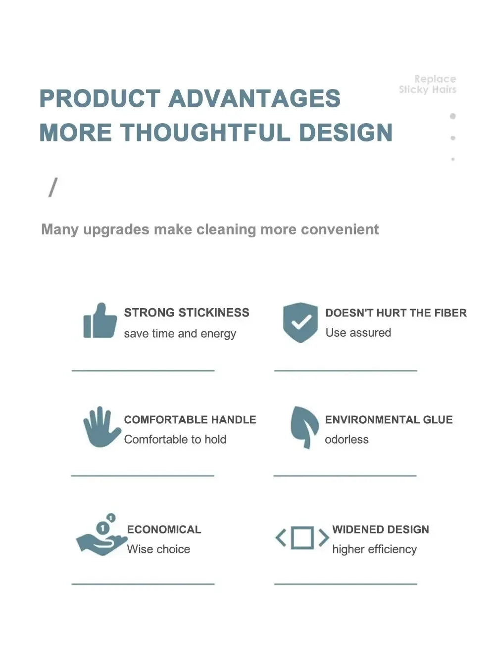 Easy-Tear Adhesive Roller Brush