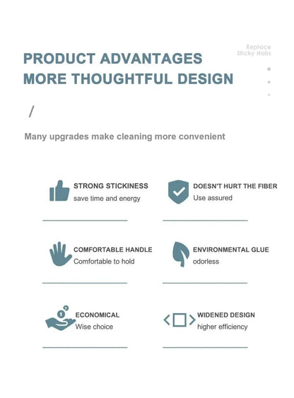 Easy-Tear Adhesive Roller Brush