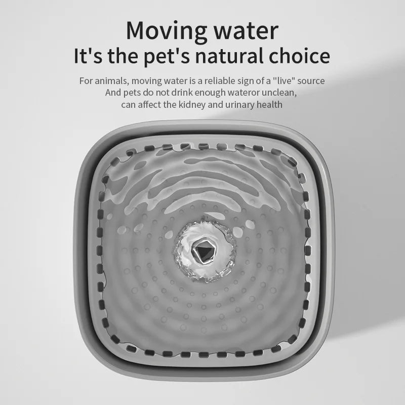 Automatic Pet Water Fountain – Silent Circulating Design with Hydration