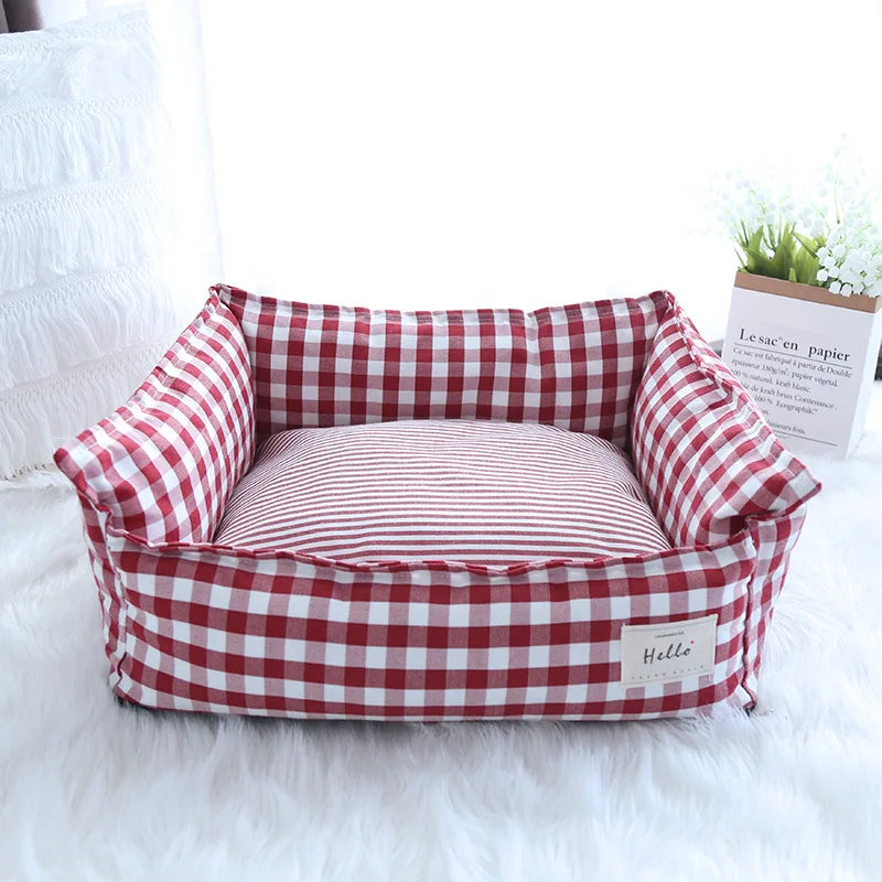 Cosy Pet Bed for Dogs & Cats – Indoor Kennel-Style Sofa for Small to Medium Pets