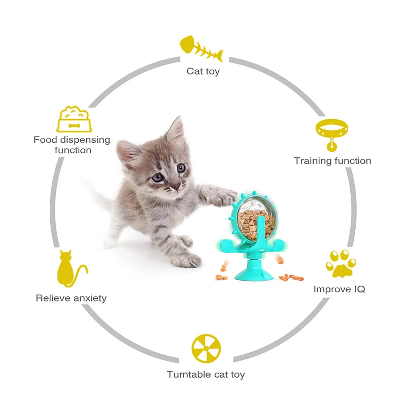 Spinning Magic Wheel Cat Toy