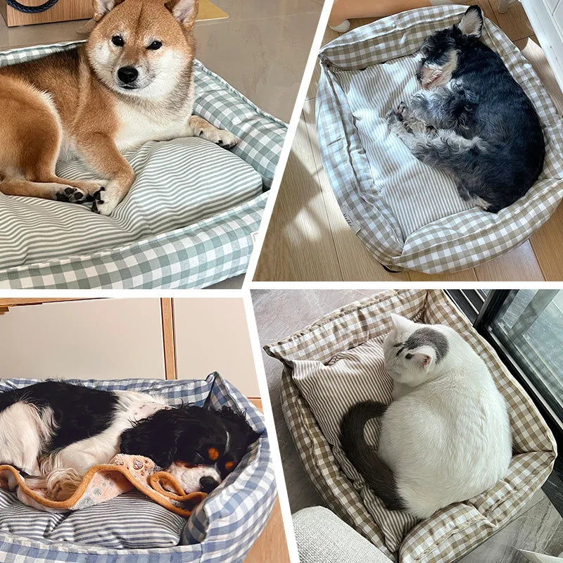 Cosy Pet Bed for Dogs & Cats – Indoor Kennel-Style Sofa for Small to Medium Pets
