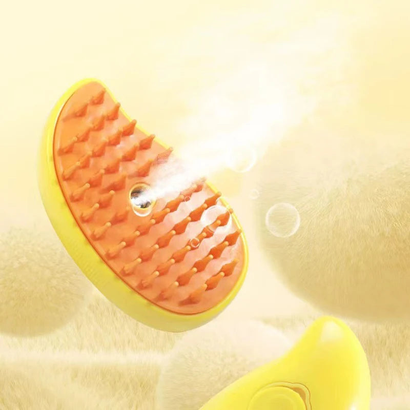 All-in-One Grooming Comb with Water Spray