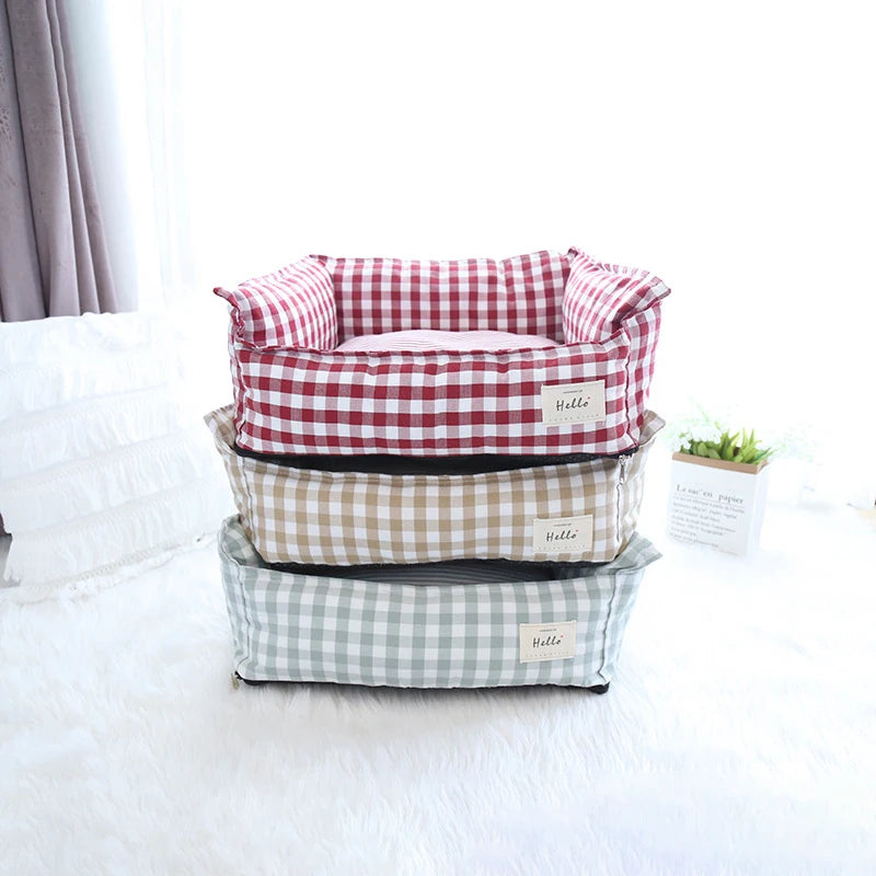 Cosy Pet Bed for Dogs & Cats – Indoor Kennel-Style Sofa for Small to Medium Pets