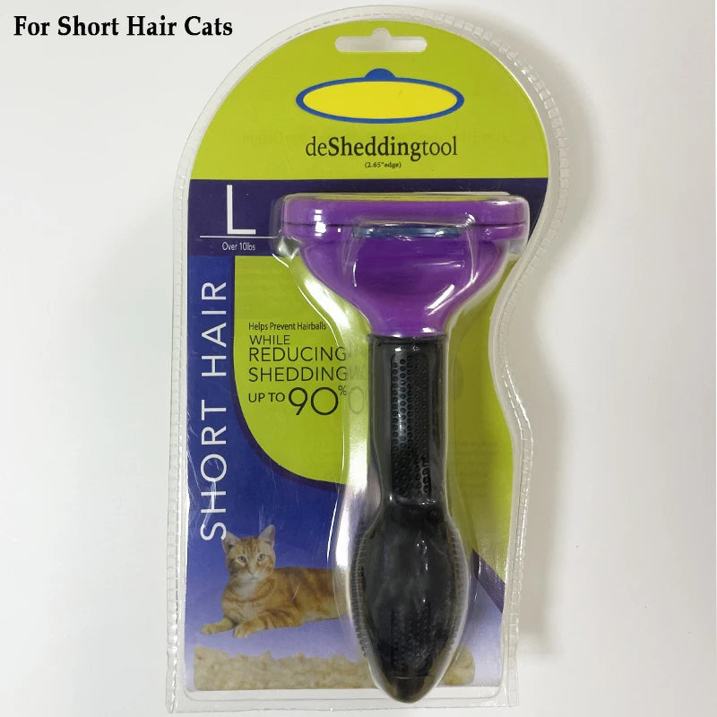 Pet Hair Shedding Comb for Dogs & Cats
