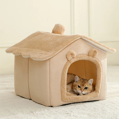 Cat & Puppy Cozy House