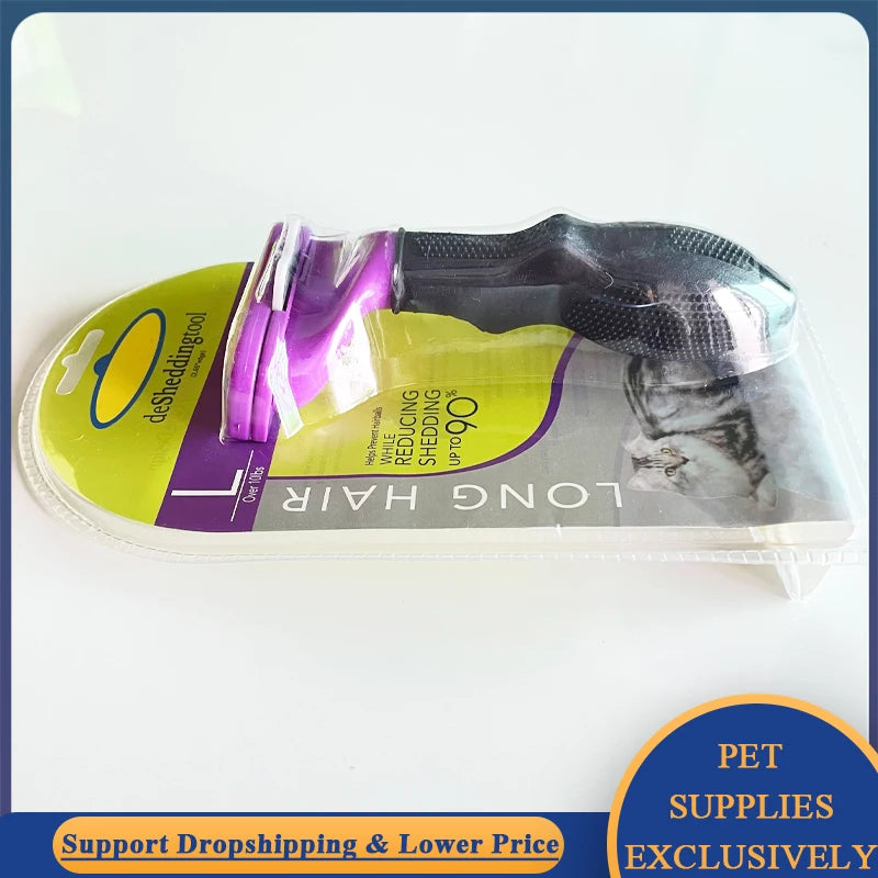 Pet Hair Shedding Comb for Dogs & Cats