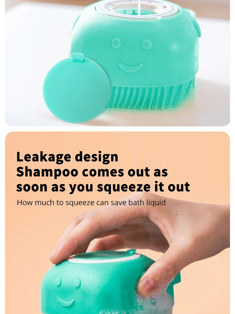 Soft Silicone Pet Bathing Brush